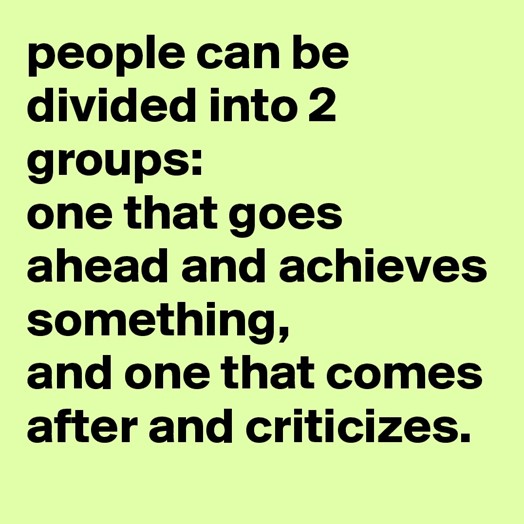 People divided into 2 groups picture